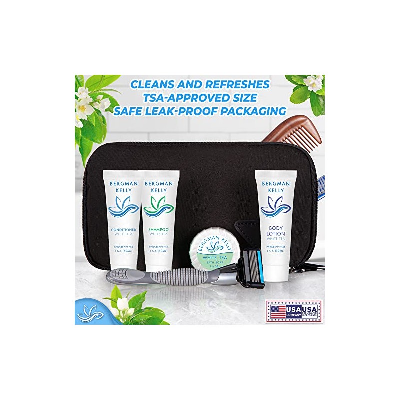 BERGMAN KELLY Shampoo Travel Amenities Hotel Toiletries In Bulk Guest