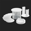 Hamburger Press Patty Maker, 12-Piece Non Stick 8-Layer Plastic Disc