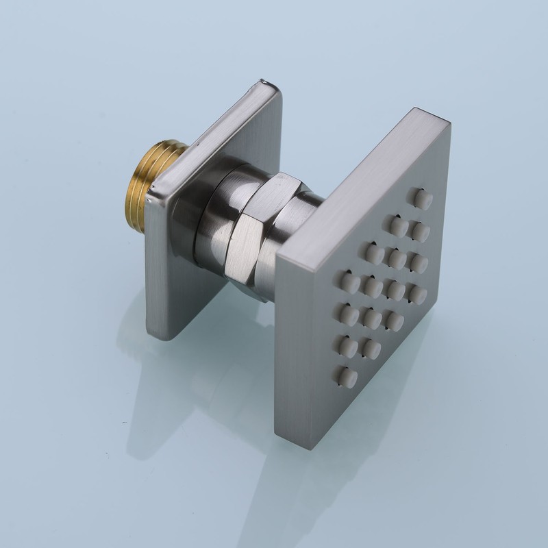 Solid Brass Body Spray Shower Jet Adjustable Massage Spa Side