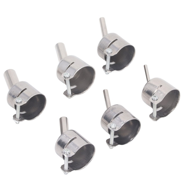 6Pcs 850 Heat Gun Nozzle Kit Aluminum Alloy 3 4