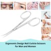 Tecto Professional Nail Scissors, Stainless Steel Manicure Scissors, Small Eyebrow,