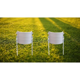 XIANERHUI Sprinkler Guard,White Sprinkler Splash Shield Overspray Protector Guard,Sprinkler Head Cover Guards for Lawns (4pcs)