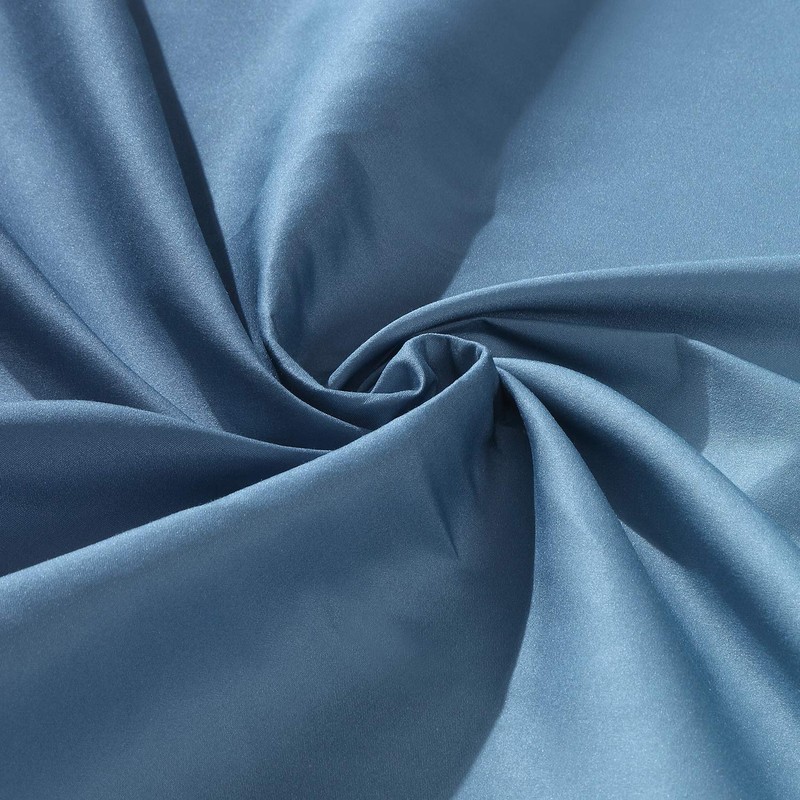 BESTRIPES Extra Long Shower Curtain, Blue Ombre Fabric Shower Curtains