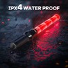 E-riding 2 Pack 16 Inch Rechargeable Traffic Wand, Red Traffic