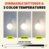 Poplight Wireless Wall Sconce (Shark Tank) Rechargeable & Dimmable LED