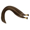Sunny Itips Hair Extension Human Hair Brown Highlight 100S Itip