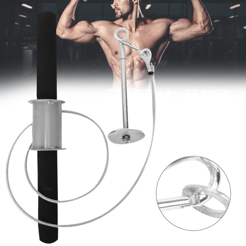 Forearm Wrist Roller Trainer Muscle Training Fitness Equipment with Foam