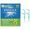Professional Clean Flossers Extra Strong Flosser Pick, Fresh Mint, 150