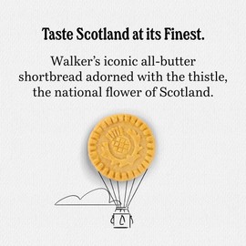 Walker's Shortbread Rounds, Pure Butter Shortbread Cookies, 5.3 Oz Box (Pack of 4)