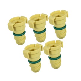 REPAIROCK 5pcs ABS Car Engine Oil Drain Plug Replacement for Ford F150 2015-2021 FT4Z-6730-A BC3Z-6730-A Auto Replacement Parts