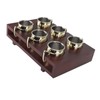 6Pcs Mule Mug Holder Set Sturdy Hammered Cocktail Drink Beer