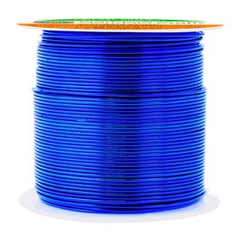 Mandala Crafts 22 Gauge Anodized Aluminum Craft Wire for Jewelry Making - 100 FT Colored Flexible True Blue Wire - Bendable for Bonsai Armature Crafting Sculpting
