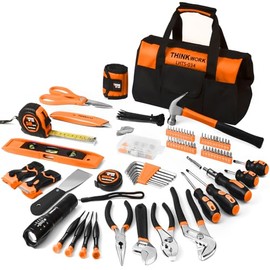 Thinkwork Juego Herramientas 207 Piezas Kit Portátiles Reparación Hogar Manuales Generales Ancho
