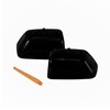 TKPUFR Glossy Black Direct Replacement Side Mirror Covers Cap Compatible