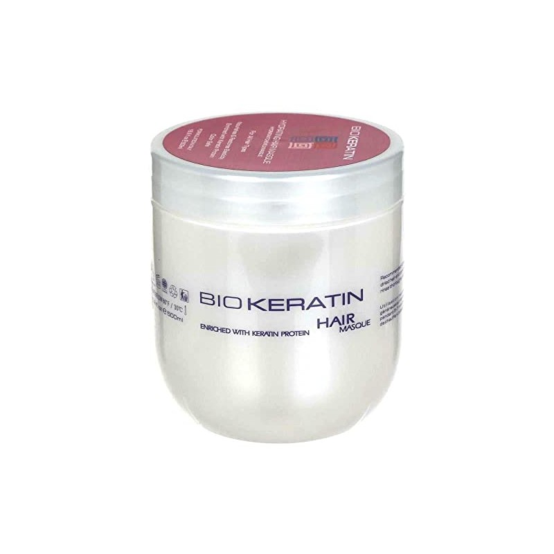 Bio Keratin - Hydrating Hair Masque 16.9 Fl.Oz (500ml). Nourishes