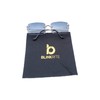 BLINKRITE Rimless Designer Sunglasses for Men and Women, Retro Rectangle