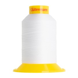 GUTERMANN A&E Maraflex Sewing Thread - Flexible, Smooth - For Clothing, Shoes and Leather Goods - 120/1500 m - Colour White 800 - 8 x 8 x 9.5 cm