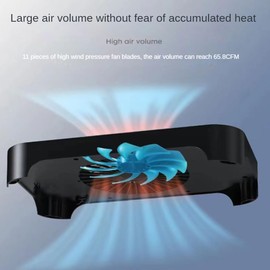 Yieidui Z-X3 Router Cooling Base with 140mm USB Fan, Bracket Rack for Efficient Host Cooling