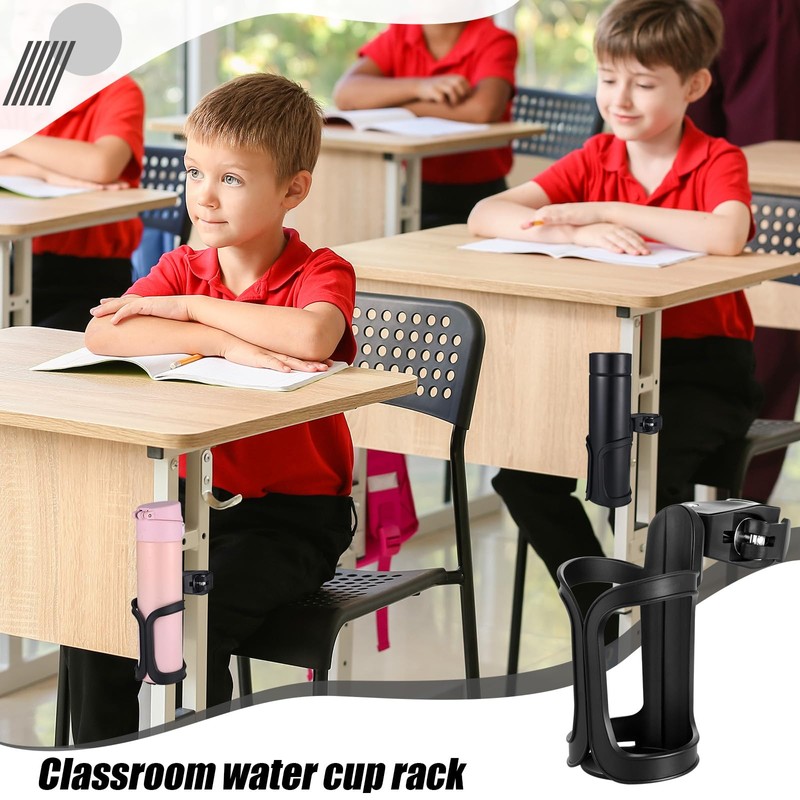 12 Pcs Water Bottle Holder Anti-Spill 360° Rotating for Desk