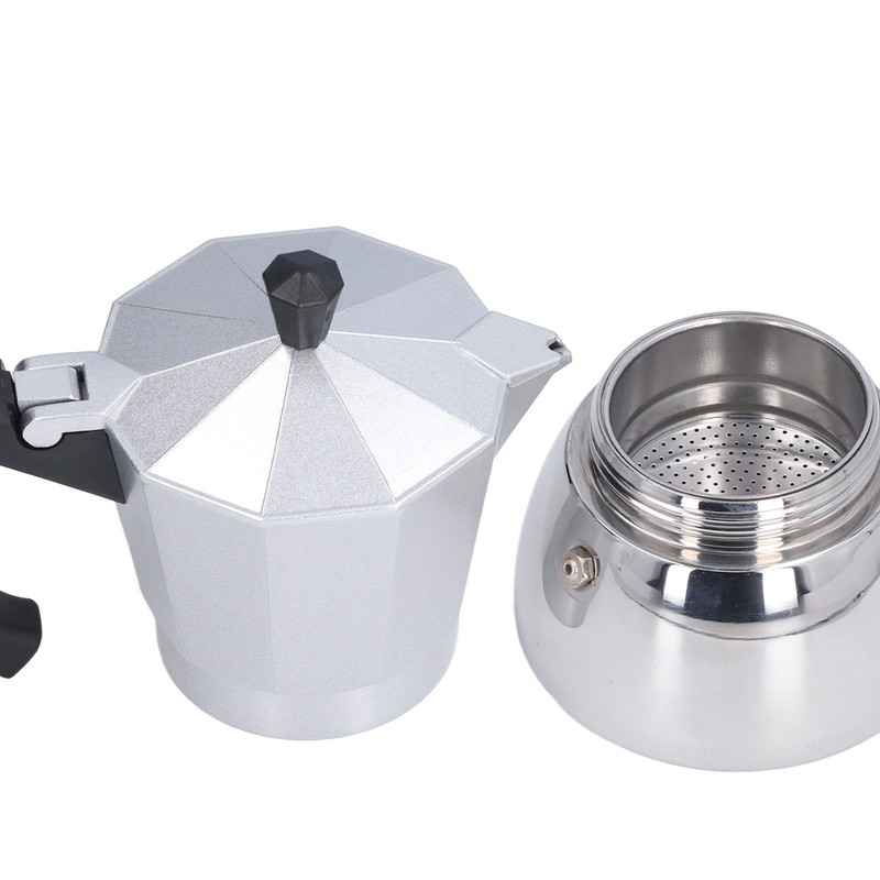 Stovetop Coffee Maker 6 Cup Moka Pot Delicious Coffee Making