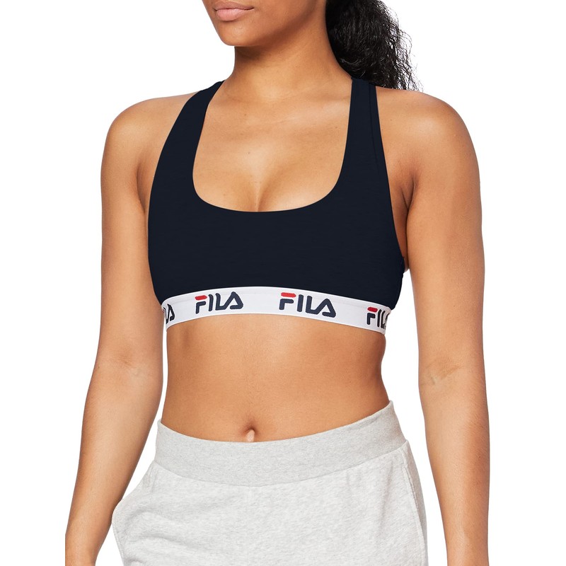 Fila Women's 1-Pack Urban Bra Fu6042 Navy Sports, Blue 321,