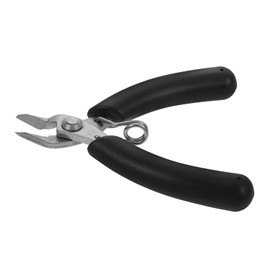 Operitacx 1 x DIY Tool Pliers Jump Ring Pliers Jewellery DIY Tool Craft Pliers Wire Cutter Pliers Repair Pliers for Jewellery Chain Pliers Round Nose Piercing Set Stainless Steel Black