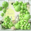 Henviro Lime Green Party Balloons - 100 Pcs 5/10/12/18 Inch