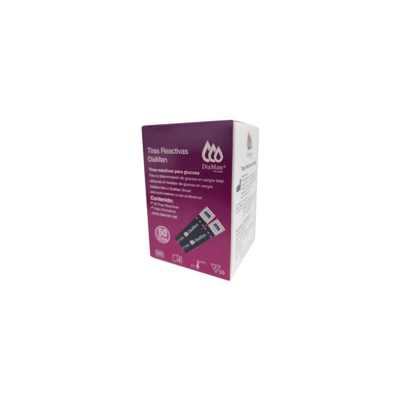 Tiras Reactivas Para Glucosa Diaman Pack 100 Pzas
