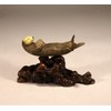 Sea Otter Mother and Pup Sculpture byJohn Perry 5in Long