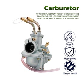 Carburetor Air Filter and Throttle Choke Cable Kit replacement for Yamaha PW50 Y ZINGER