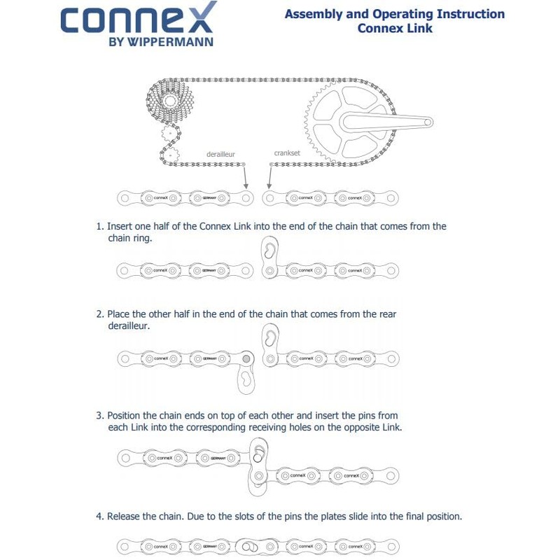 Wippermann Unisex's Connex 12 Speed Chain Link, Silver, One Size