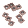 10Pcs Carbide Turning Inserts Cutters DIY CNC Lathe Wood Cutting