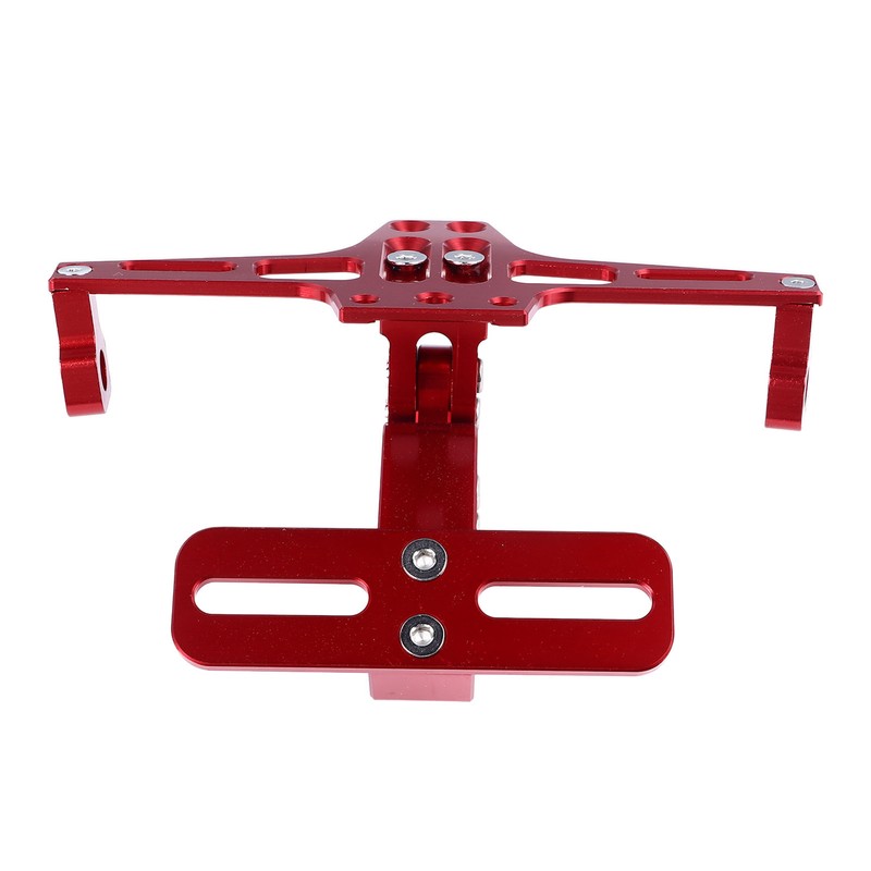 Adjustable License Plate Frame with Light Aluminum Alloy Mudguard Eliminator