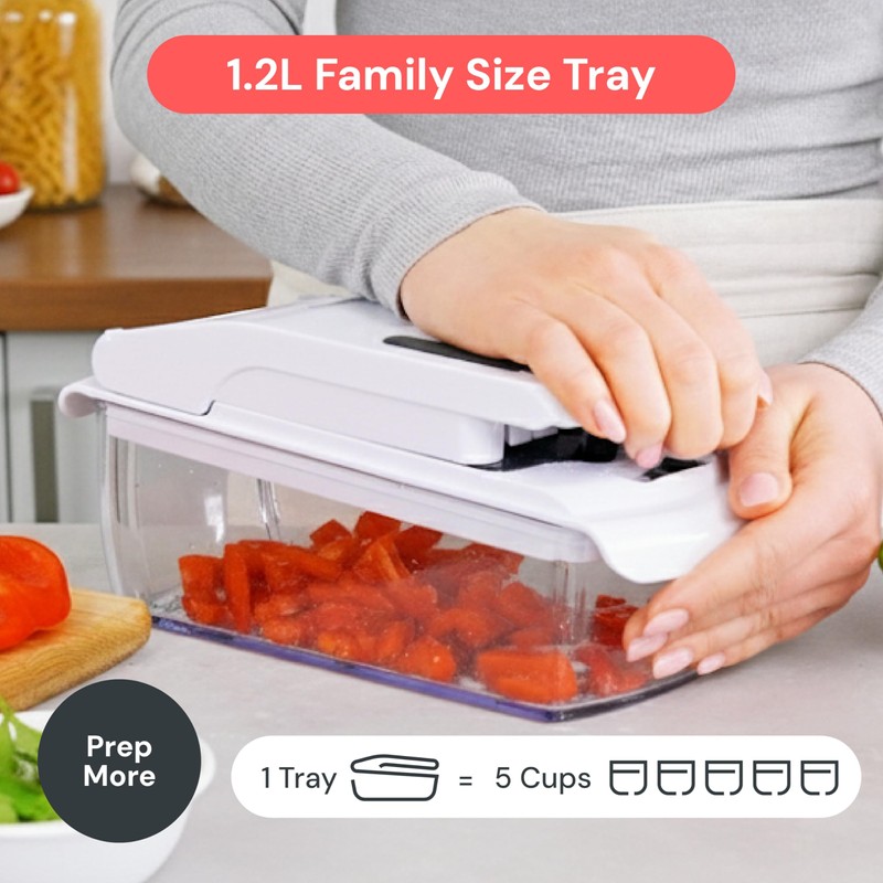 Fullstar The Original Pro Chopper - Vegetable Chopper and Spiralizer,