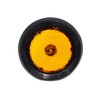 TecNiq S10-AA00-1, 2 1/2 Inch Amber Sidemarker w/Reflector & Grommet,