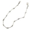 White Fang AZ196 Wallet Chain, Fall Prevention, Barbed Wire, Lock,