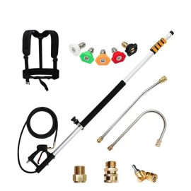"24FT Telescopic Gun High Pressure Cleaner"Color: as picture Color