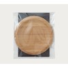 RIVERET RV-202SB Rivelet Saucer, Round, 5.1 inches (13 cm), Bamboo,