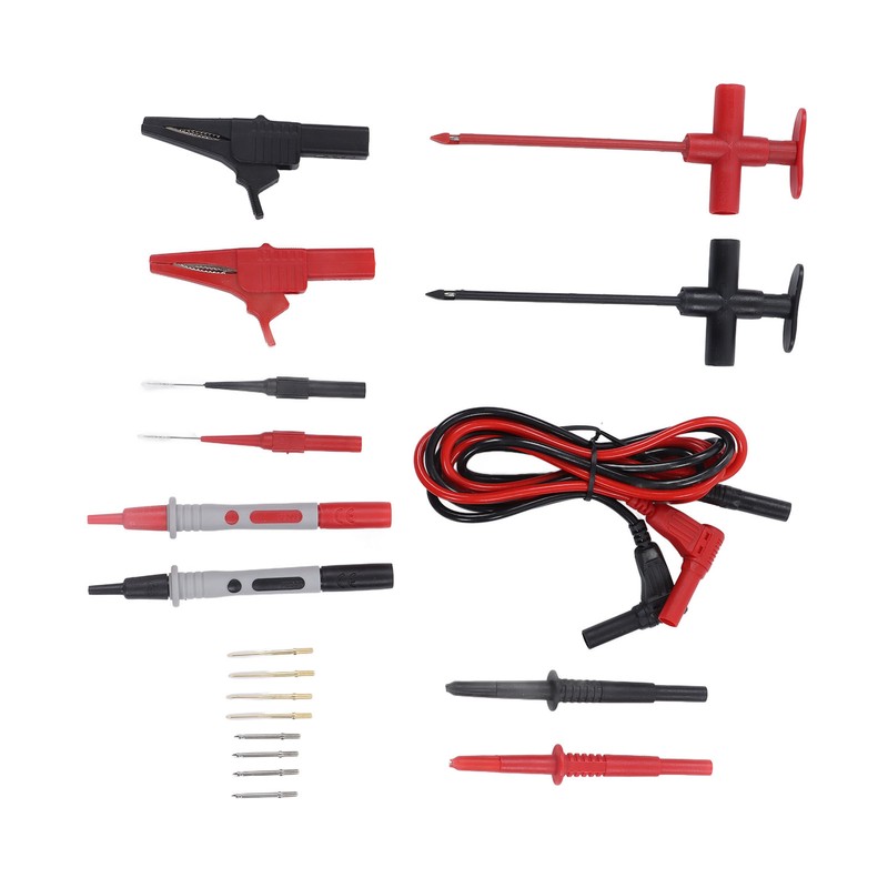 Multimeter Test Leads Kit Crocodiles Clip Banana Plug Testing Cable