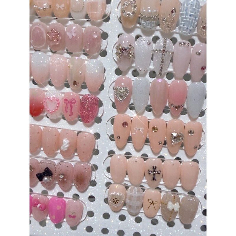 [Handmade Nail Tips] Nail Random Box - Sample tips for