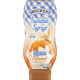 Smucker's Sundae Syrup Sugar Free Caramel Flavored Syrup, 19.25 Ounces (Pack of 12)