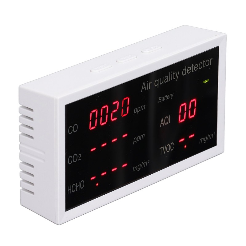 Indoor Air Quality Meter 5 In 1 PM2.5 HCHO Carbon