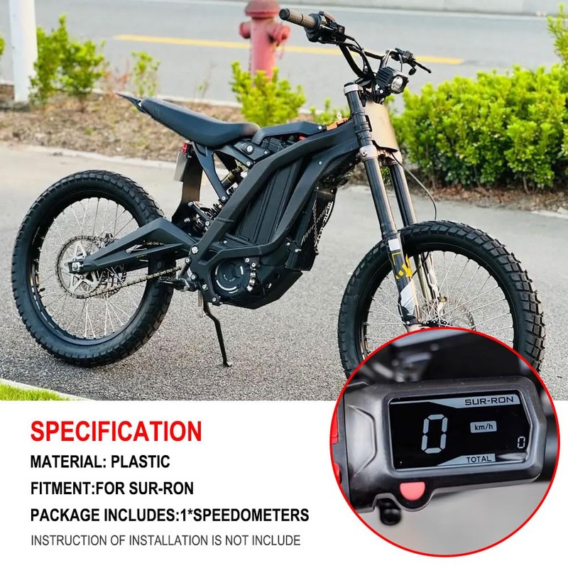 Speedometers JXMOTONG Surron Sur Ron Electrical Motorbike Hour Meter Digital