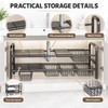 Expandable Under-Sink Organizer for Kitchen & Bathroom – Single-Tier 3-Panel