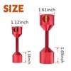 CNRAQR 4 Pcs Flange Two Hole Alignment Pins - 1-1/8"