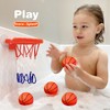 MARPPY Bath Toys, Bathtub Basketball Hoop for Toddlers Kids, Boys