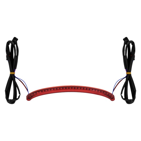 HDBUBALUS Motorcycle Turn Signal Rear Fender Edge Tail Light License