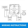 DEWINNER 12V 140Amp Dual Battery Isolator Kit Manual/Auto Modes VSR-Voltage
