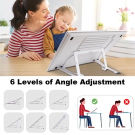 YINGWOND A3 Rechargeable LED Light Pad,Light Box for Tracing with Integrated Stand,3 Light Colors 6 Levels of Brightness and stepless dimming,Light Board for Diamond Painting,Drawing,Artists