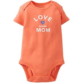 Carter's Baby Girls' Graphic Slogan Bodysuit (Baby) - Dress Like Mom - 18 Months